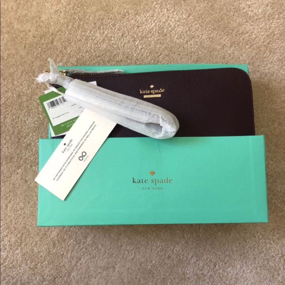 EVERPURSE X KATE SPADE QUENTIN WRISTLET POUCH